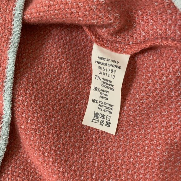 Emporio Armani Le Collezioni Women’s Cashmere Sleeveless Top Rose Pink Sz 12 - Picture 5 of 8